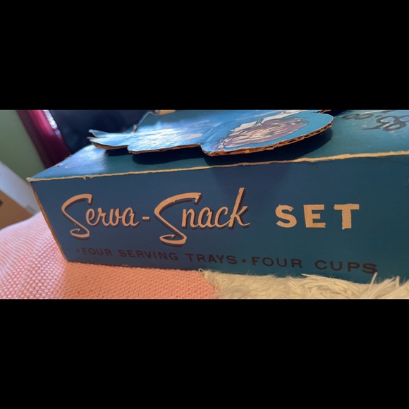 1950s Anchor Hocking Serva-Snack Set - Picture 9 of 9